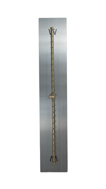 CROSSFIRE UL250 burner mounted on 56" x 10" aluminum plate