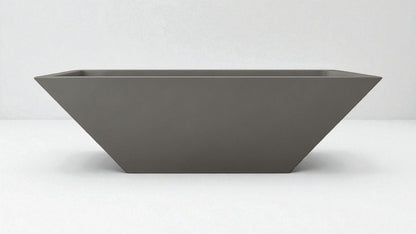 Warming Trends AON Ember square concrete fire bowl in Charcoal