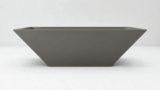 Warming Trends AON Ember square concrete fire bowl in Charcoal