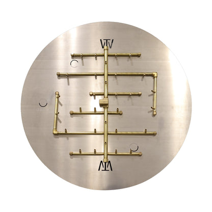 CROSSFIRE U300 burner mounted on 36" circular aluminum plate