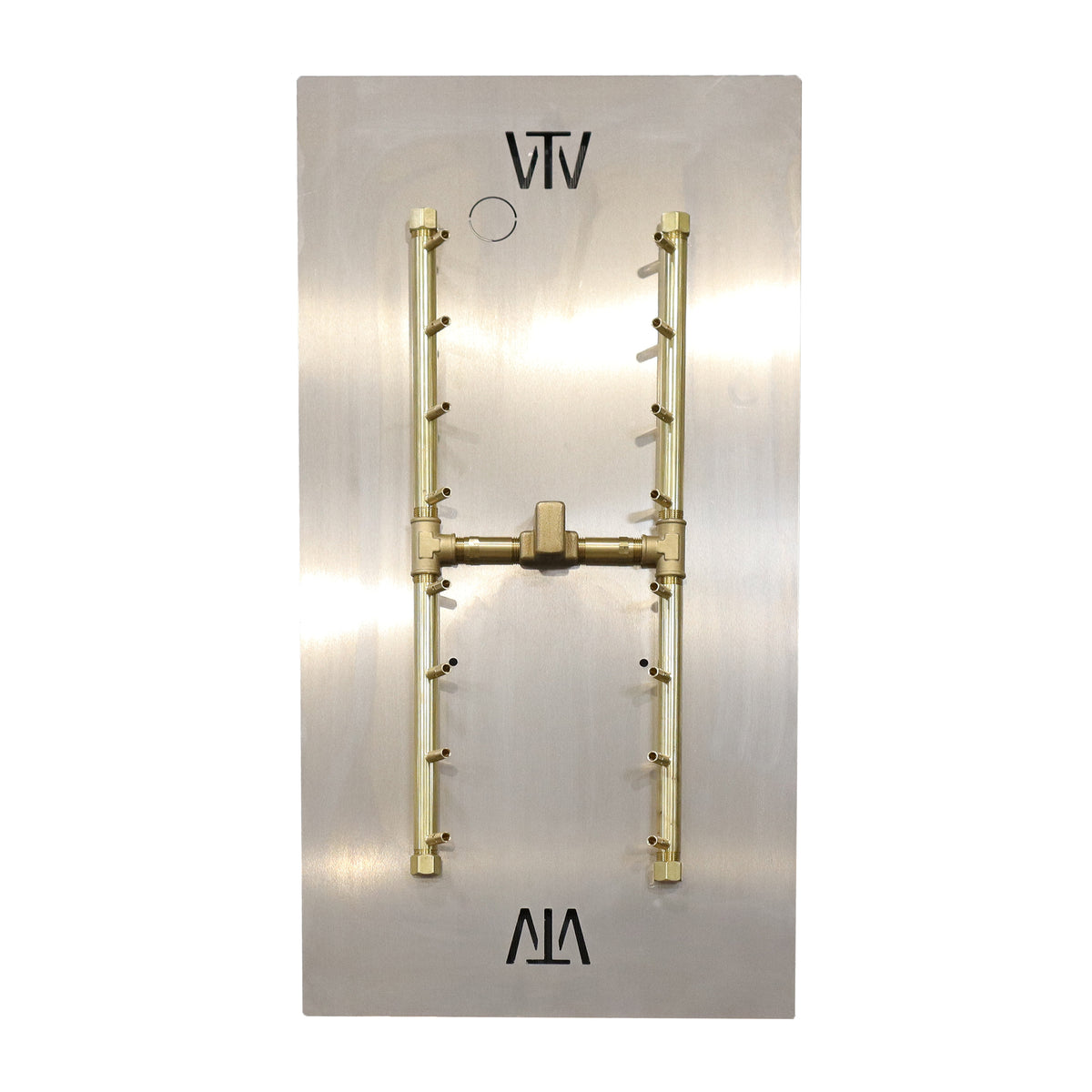 CROSSFIRE UH160 burner mounted on 34" x 17" aluminum plate