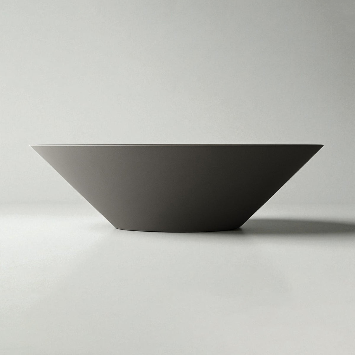 Warming Trends AON Halo round concrete fire bowl in Charcoal