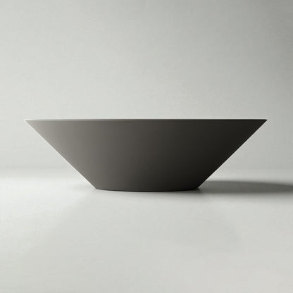 Warming Trends AON Halo round concrete fire bowl in Charcoal