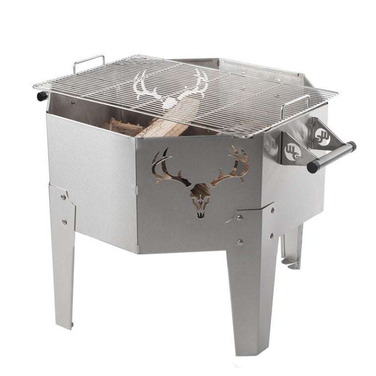 Wilmington Grill Wood Burning Stainless Steel Fire Pit