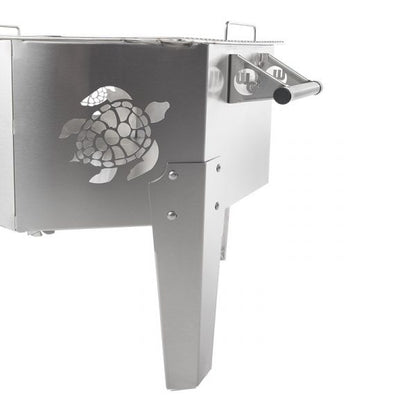 Wilmington Grill Wood Burning Stainless Steel Fire Pit