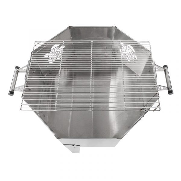 Wilmington Grill Wood Burning Stainless Steel Fire Pit