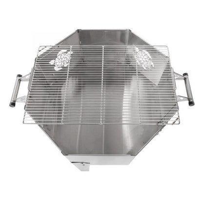 Wilmington Grill Wood Burning Stainless Steel Fire Pit