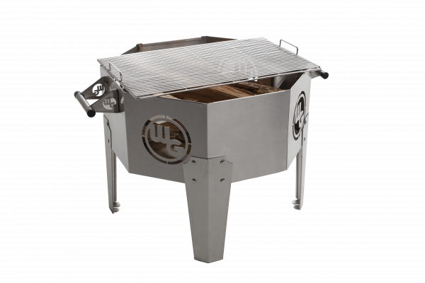 Wilmington Grill Wood Burning Stainless Steel Fire Pit