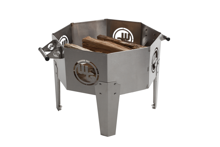 Wilmington Grill Wood Burning Stainless Steel Fire Pit