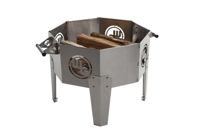 Wilmington Grill Wood Burning Stainless Steel Fire Pit