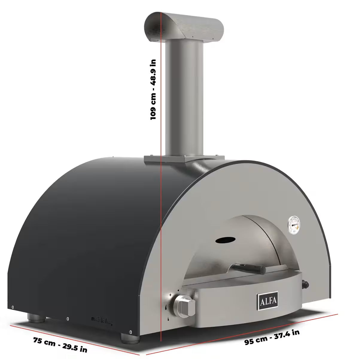 Alfa Classico 2 Pizze Gas Pizza Oven
