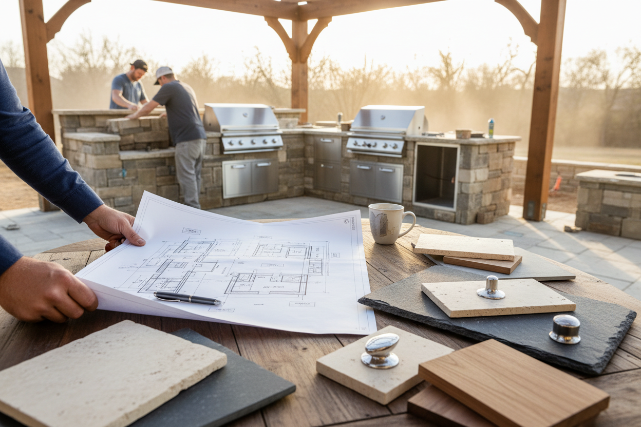 From Exploration to Execution - Outdoor Kitchen Build