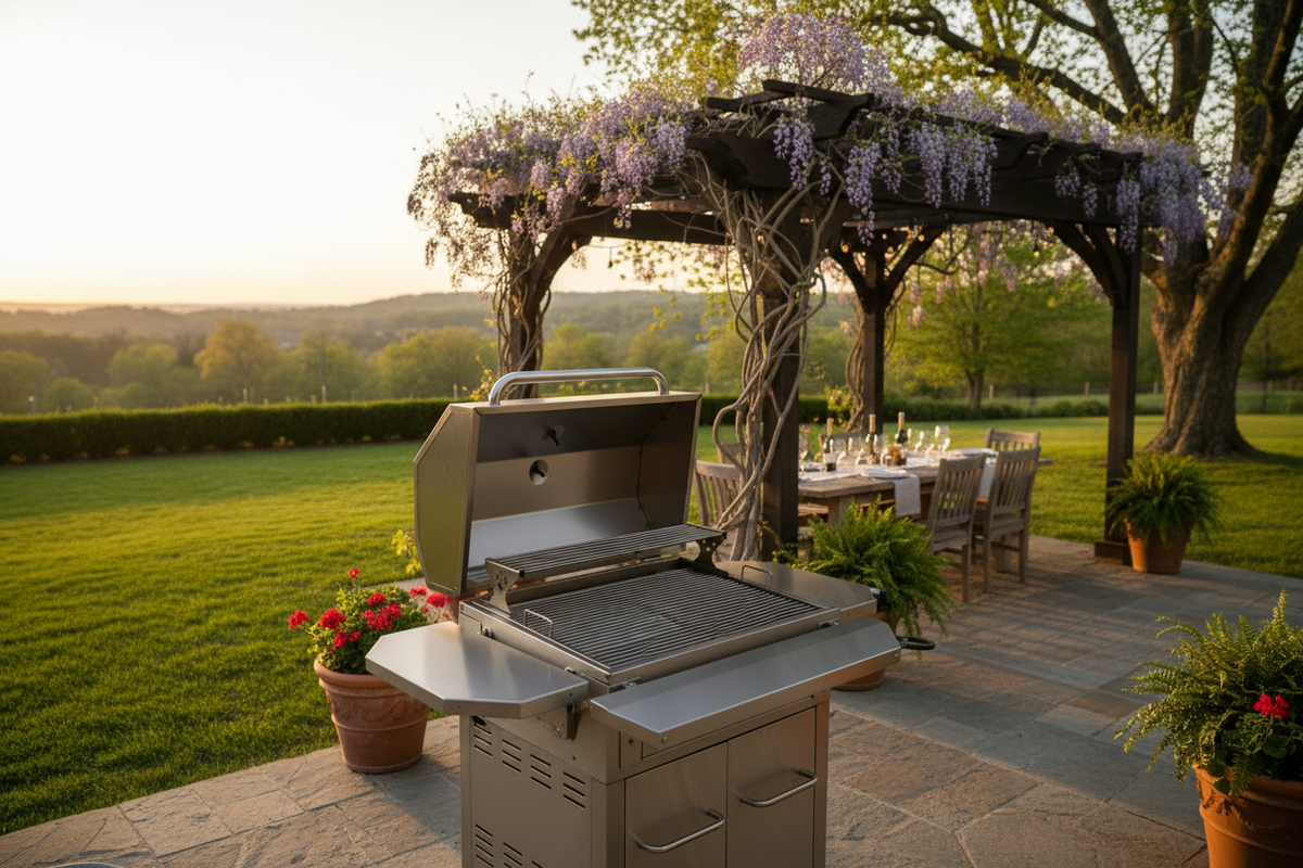 Grill - Luxury Rural Backyard