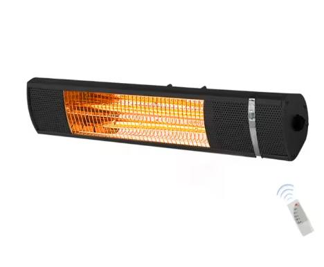 Radiara Dual-Stage Infrared Patio Heater – Stainless Steel