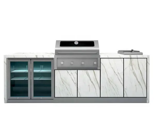 Stonemont Kitchens 9-Foot Outdoor Grill Island Package