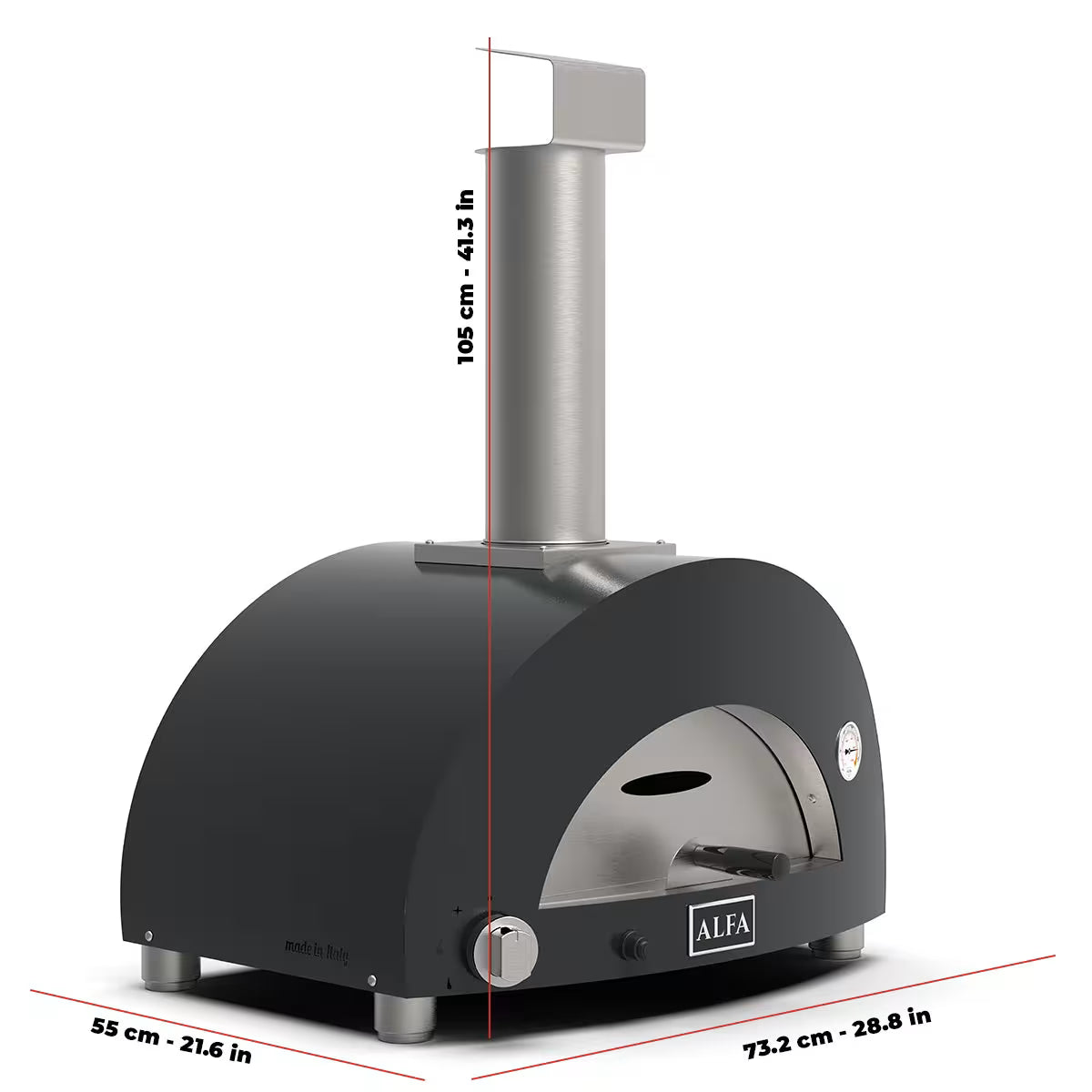 Alfa Moderno 1 Pizze Gas Pizza Oven