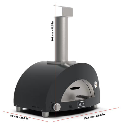 Alfa Moderno 1 Pizze Gas Pizza Oven