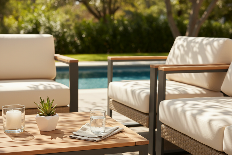Sleek Luxury Outdoor Furniture Set – Sunny Day